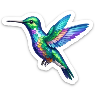 Hummingbird sticker