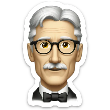 nikola tesla deal with it glasses sticker