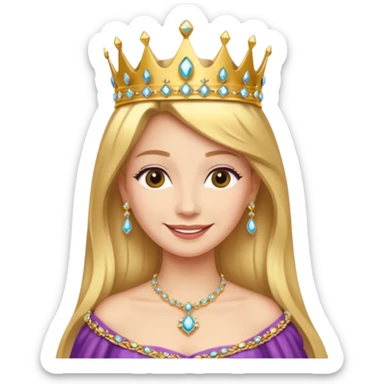 Queen Tiara sticker