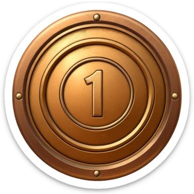 Bronze level 1 paid subscription badge sticker