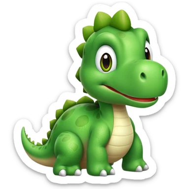 Yoshi  the dinosaur sticker