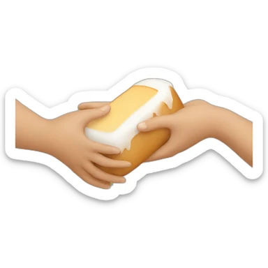 Bread-washing-hands-with-soap sticker