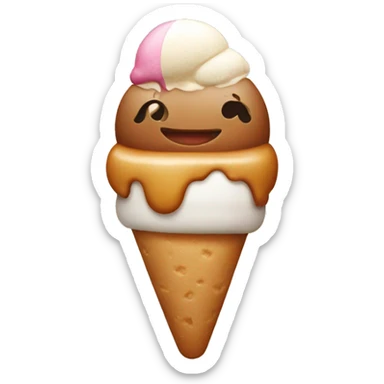 Ice cream is hot dogs sticker