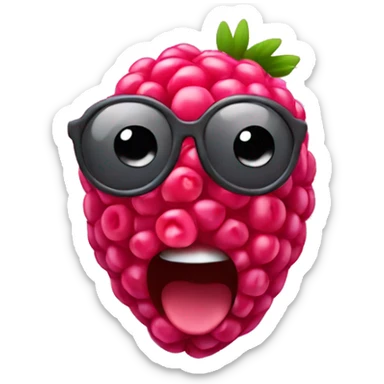 raspberry raf sticker