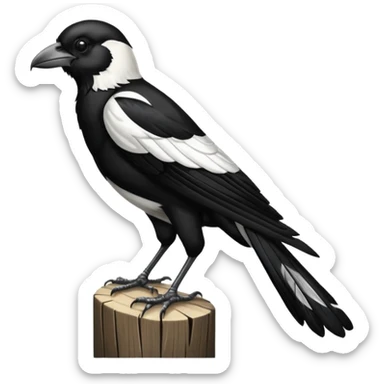 Collingwood magpie sticker