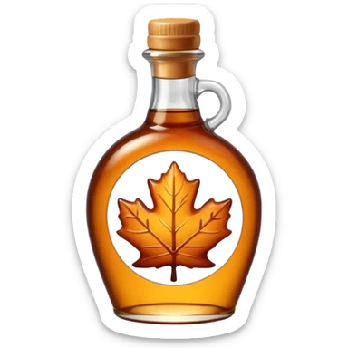 maple syrup sticker