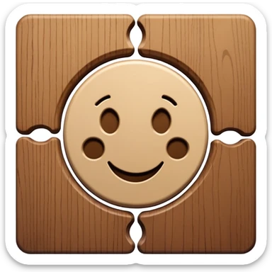 a square puzzle piece above a circular puzzle hole sticker