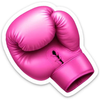 pink boxing glove  sticker