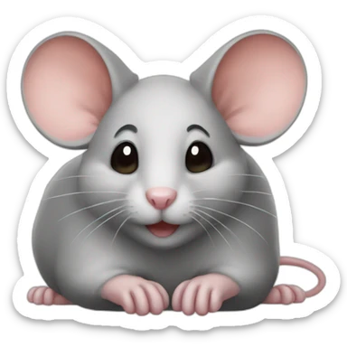 two mice sticker