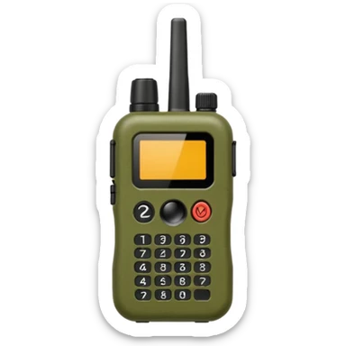 army walkie talkie sticker