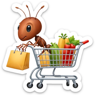 Make emoji for antistock ecommerce platform sticker