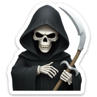 Grim reaper sticker