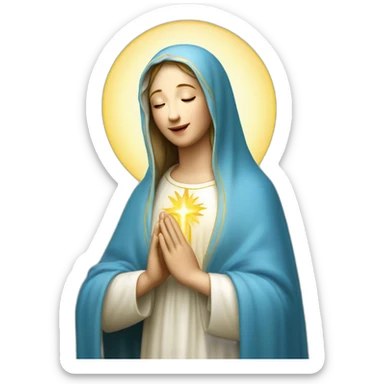 blessed Virgin Mary catholic sticker
