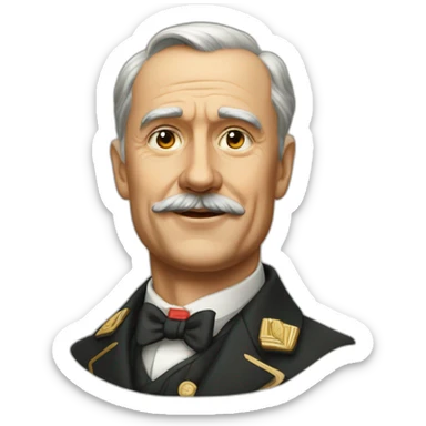 président allemand des années 1940 sticker