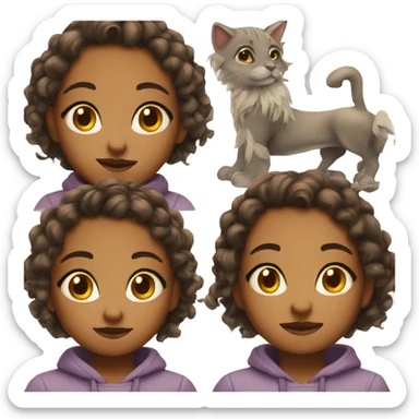 Cute girl vibes  sticker