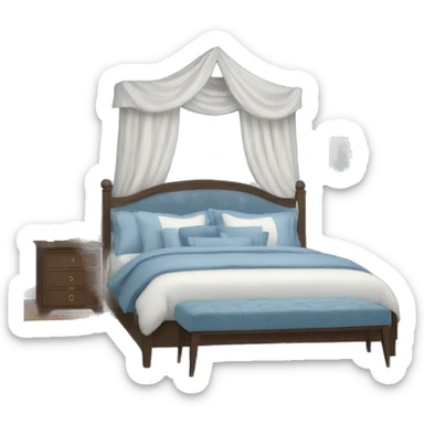 blue bedroom sticker