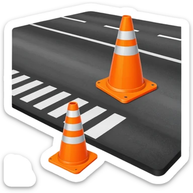 Traffic Cone sticker