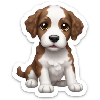 pudle puppu sticker
