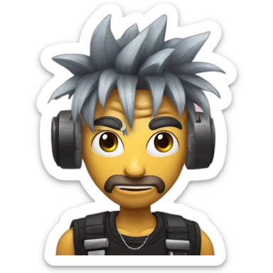 microwaved punk sticker