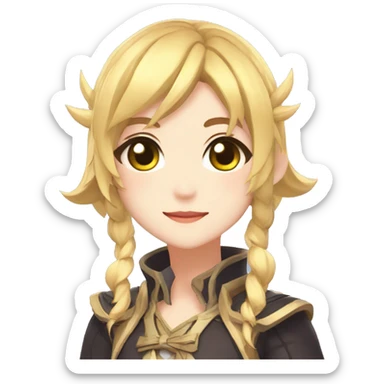 “Lumine” from “Genshin Impact” sticker