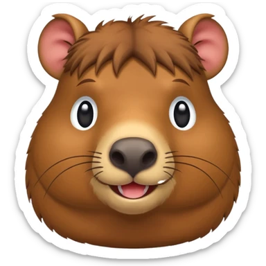 Make this design in the apple iPhone type of emoji and capy and paster able  sticker