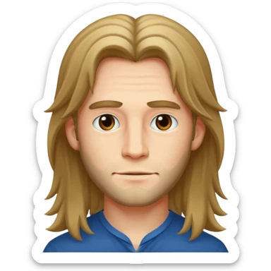 Leon con melena larga sticker