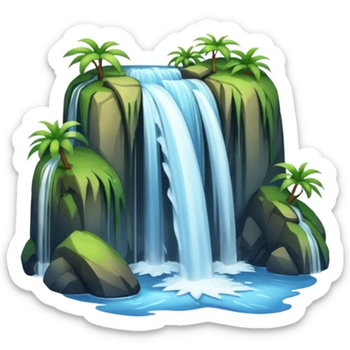 Waterfalls sticker
