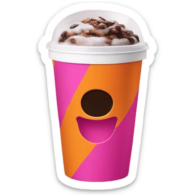 Dunkin Donuts Cup sticker