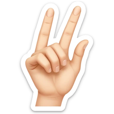 hand pointing directly towards the viewer, clear gesture sticker