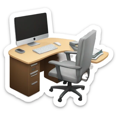 office desk  sticker