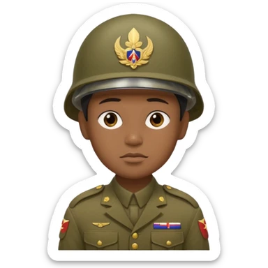 ww1 Thai solider sticker