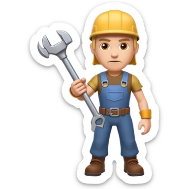 A Mechanic Wrench In A Clash Of Clans Aesthetic sticker