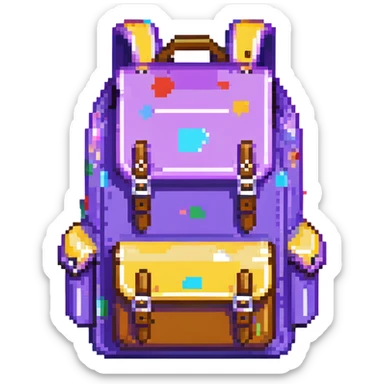 purple backpack from Dora the Explorer sticker