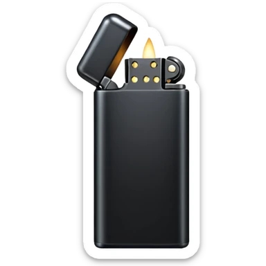 black lighter sticker