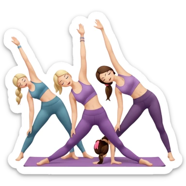 Naked women bending over sticker