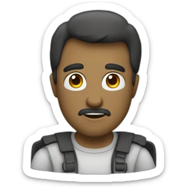 the word dingus in the style of the 100 percent emoji sticker