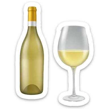 White wine  sticker