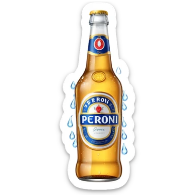 PERONI BOTTLE unbranded sticker