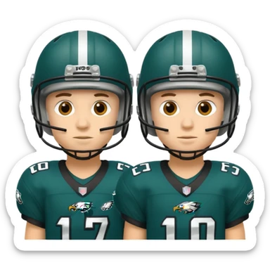 Eagles football team  sticker