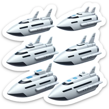 ships in space sticker