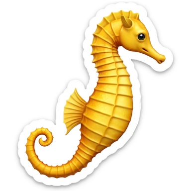 Seahorse - чтобы выглядил как настоящий sticker