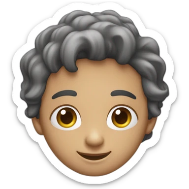 jeune développeur et heureux sticker