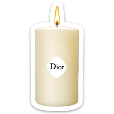 Dior candle  sticker