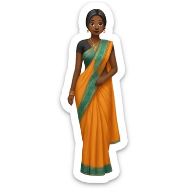 Saree sticker