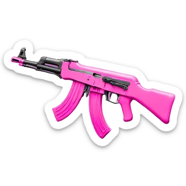 pink ak47 sticker
