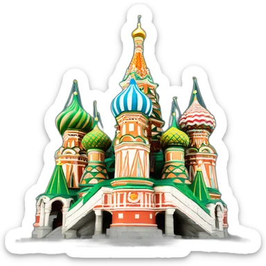 Saint basil cathedral sticker