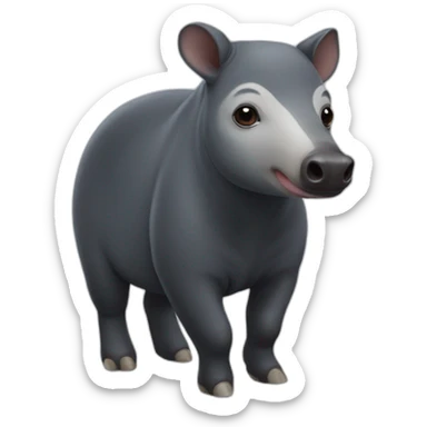 little malayan tapir sticker