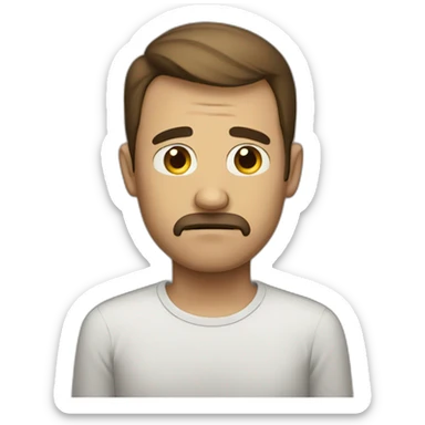 sad men who don't know anything sticker