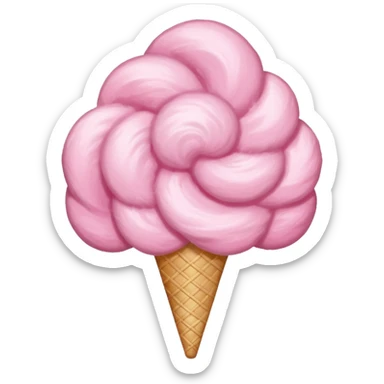 Barbe à papa sans tete sticker