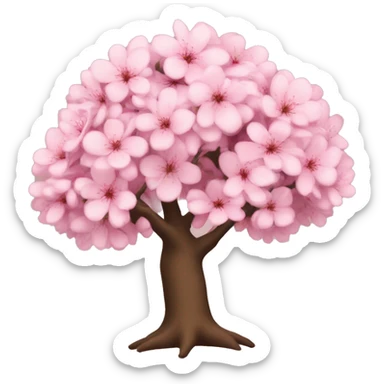Sakura tree sticker